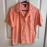 Forever 21 pink terry cloth button up size medium Photo 0