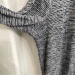 Athleta  Womens Shirt Blue White Stripe Breezy Long Sleeve Cut Out Plus Size 1X Photo 7