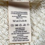 Free People Women's Crochet Cardigan Bell Sleeve Open Knit Ivory Bohemian Photo 11