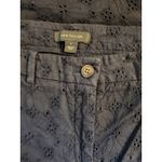 Ann Taylor  Eyelet Pants – Size 6 – Navy Blue Photo 5