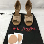 Women'sLight Tan Salsa Ballroom Dance Shoes Heel 2.5 and3 Very Fine SERA7001 8.5 Photo 0