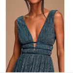 Lulus  Smokeshow Teal‎ Metallic Sleeveless Mini Dress MEDIUM Photo 1