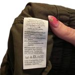 J.Crew Women Linen Blend Pants Green Size 6 Cropped Cuffed Hems BOHO Comfy Photo 3