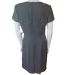 Vintage NWT J.B.S. Ltd Black & White Polka Dot Dress (6) Black Photo 4