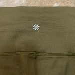 Athleta olive green seamless full length leggings women’s size medium Photo 4