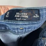 Hollister High Rise Medium Wash Distressed Jean Jegging Skinny Jeans 0 Photo 2