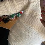 Lou & grey  white bobble chunky knit mock neck sweater Photo 5