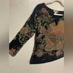 Susan Lawrence  Earthy Embellished Dahlia Top | Shirt Photo 2