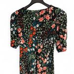 Tommy Hilfiger Black Multicolored Garden Path Half Sleeve Shift Dress Sz 6 $99 Photo 2