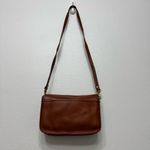 Hunt Club The British Tan Convertible Clutch Leather Shoulder Strap Cross Body Photo 4