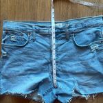 Madewell Shorts Blue High Rise Denim Jeans Cut Offs Frayed Hem Relaxed Fit 33 Photo 7