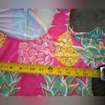 Simply Southern Charleston Pink Pineapple Cold Shoulder Fringe Dress Size S Photo 6