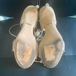 Badgley Mischka  BOMBAY Stiletto Heeled Suede Sandals Nude/Cream Size 10 Photo 10