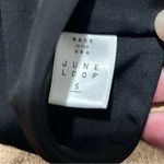 June Loop Women’s Wrap Swim Suit Bikini Top Black Size Small NWT Photo 2