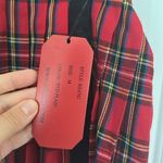 Tripp NYC NWT  Red Plaid Mini Dress Sz M Photo 5