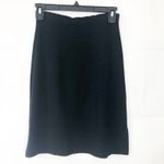 Merona  Vintage High Waisted Women's Black Straight Skirt w/Side Slits Size XS Photo 5