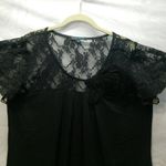 Bluheaven Floral Lace Short Sleeve  Top Size 1X Photo 1