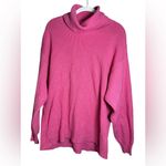 Free People  Softly Structured Tunic Sweater in Bright Pink Size S Photo 2