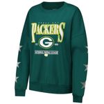 Green Bay Packers NFL Women's Rhinestone Sleeve Sweatshirt Green Size Large Photo 1