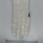 Lulus Glamour Garden White 3D Floral Embroidered Midi Dress Size XS Photo 5