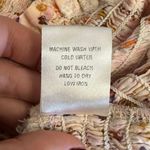 Olivaceous  Floral Smocked Cropped Tank Top Womens Size‎ M Pink Multicolor Photo 5