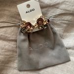 ALDO Brown and Gold Gemstone Earrings Photo 2