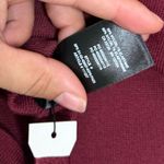 Babaton Aritzia sculpt Knit Forefront Long sleeve size S NWT burgandy color Photo 12