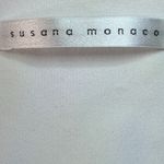 Susana Monaco  Womens Tee Shirt Short‎ Sleeve Single Tiered Mini Dress white  L Photo 5