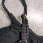 ANDIE NWT  Waikiki Top Black Ribbed Tie-Front Detail Bralette Bikini Top Size XS Photo 4