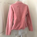 Old Navy 2000s Y2K Bubblegum Pink velvet fitted blazer front long sleeve office siren core-Size S Measurement in pics Photo 1
