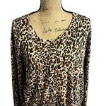 Time and Tru Brown and Black Relaxed Long Sleeve Button Down Cardigan Size undefined Photo 2