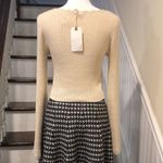 Leith  Beige Long Bell Sleeve Wide Neck Sweater Size XS NWT Photo 2