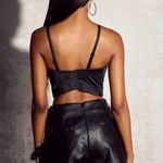 The Sang ⭐️ Size Medium Gold Mirror Pearl Crystals Corset Bustier Top $50.00 ⭐️ Photo 4