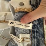 PacSun  Women’s 26 Colorblock High Rise Straight Jeans NWT Photo 3