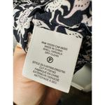 Joie  Black White Printed Silk Long Sleeve Hourglass Celyn Floral Dress Size 8 Photo 9