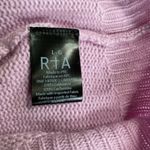 RtA Emma Cashmere Loose Fit Knit Lavender Crewneck Pullover Sweater Size L NWT Purple Size L Photo 4