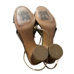 Loeffler Randall  Metallic Reed Pleated Twist Heels Sz. 12 Photo 5