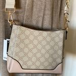 Nine West NWT  Cream and Pink Crossbody Bag with Elegant Design Photo 2