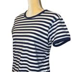 Cherokee  black and white striped top Photo 2