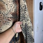 Vertigo Paris women’s Animal Print Sweater with floral Accents size XL Photo 5