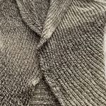 Tumi Peruvian baby alpaca & wool marled gray shawl collar open front cardigan S Photo 8