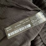 Massimo Dutti  Midi Dress Black Ribbed Knit Bodycon Viscose Sheer Resort Small Photo 5