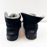 UGG  Diara Foldover Sherpa Ankle Boots Booties Black 7 Photo 3