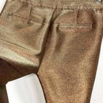 Ramy Brook Lucinda Gold Lame Metallic Pants High Rise Skinny Ankle Zip Size 00 Photo 15