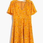 Madewell  Silk Belladonna Dress Painted Carnations Photo 0