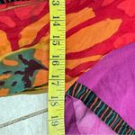 Label Rita Kumar 100% Silk Floral Flutter Embroidered Flowy Boho Traditional Top Purple Size 2 Photo 13