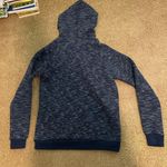 Dark Blue White Striped Zip Jacket Photo 1