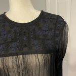Free People  embroidered and beaded long sleeve top Photo 4