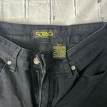 STAG Black Flare Jeans Women’s Size 7 Low Rise Stretch Y2K Retro Bootcut Pants Photo 5