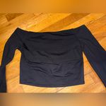 Garage  off the shoulder open back long sleeve top Photo 3